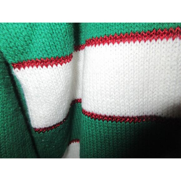 Christmas Sweater "Elf on the Shelf" Logo Green & Red Logo Ladies M - Picture 5 of 10